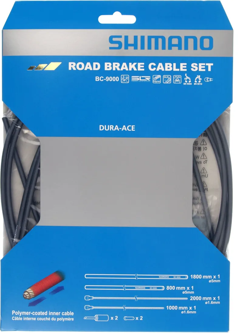 Shimano Dura Ace 9000 Polymer Brake Cable Set in Grey