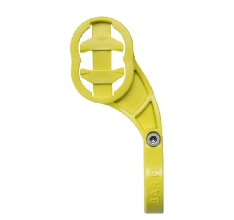 The Bar Fly 2.0 Handlebar Mount for Garmin in Yellow