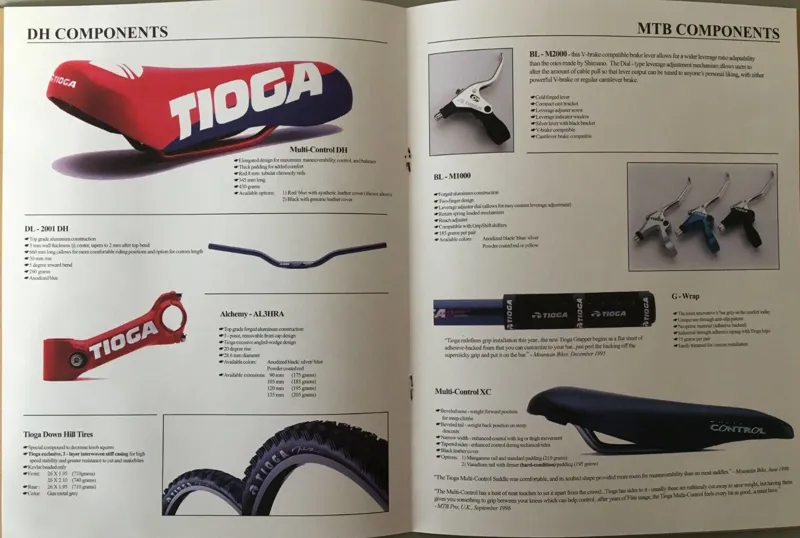 Tioga BL-M1000 MTB Cantilever Brake Levers NOS-1