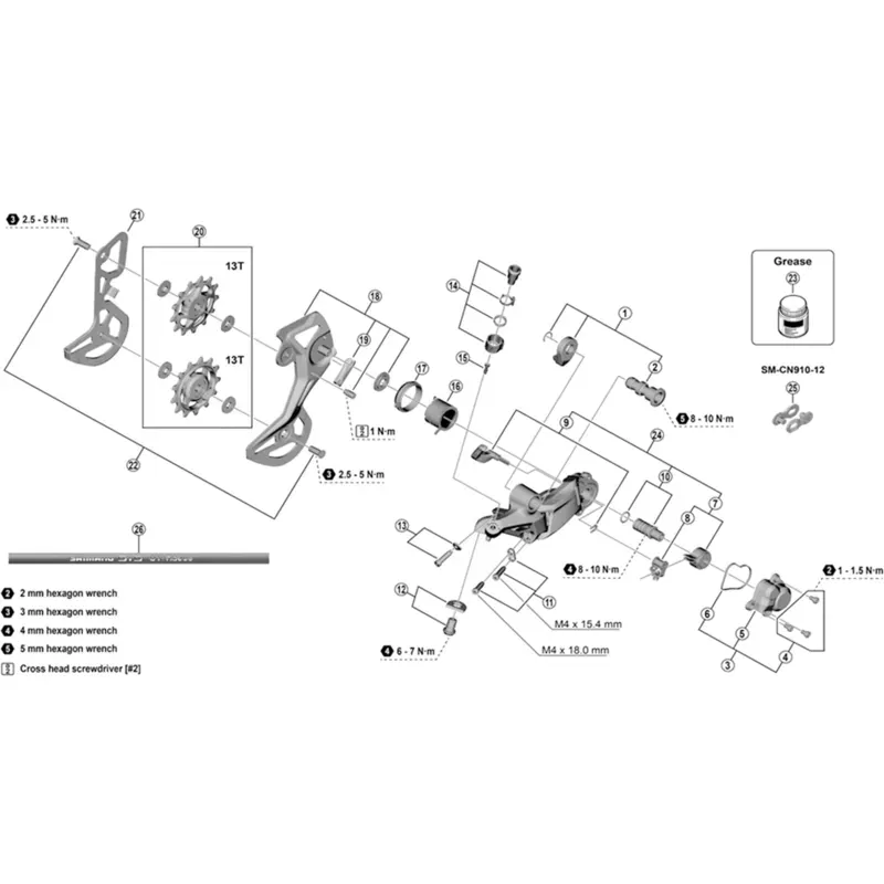 Shimano CN910 Quick Link for 12-speed Chains Pack of 2 Silver-1