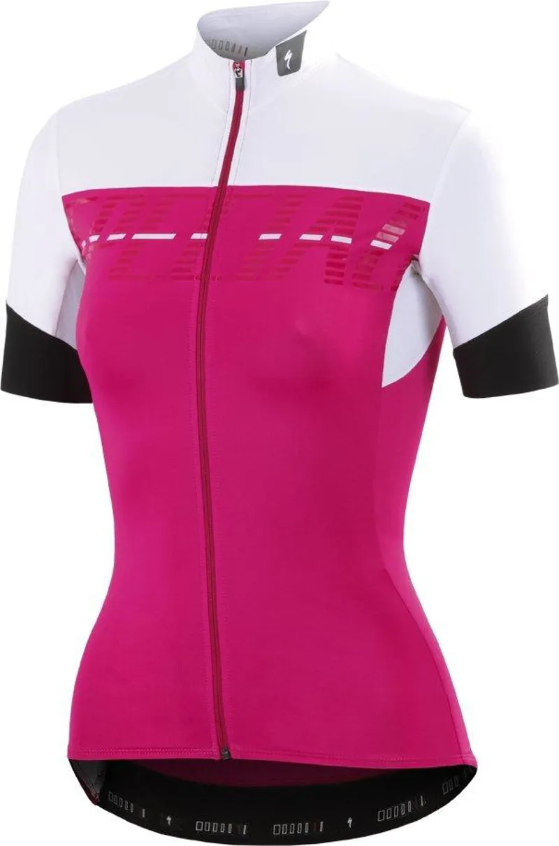 Specialized Womens SL Pro Short Sleeve Jersey Fuchsia/White Size Small