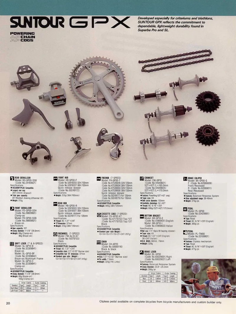 Suntour GPX Hidden Spring Road Bike Brake Caliper Set in Grey-3