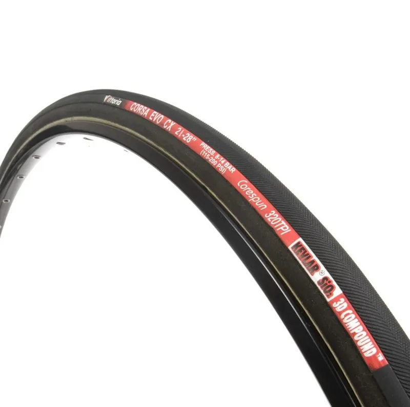 Vittoria Corsa Evo CX II Tubular 320tpi Kevlar 700 x 21c in